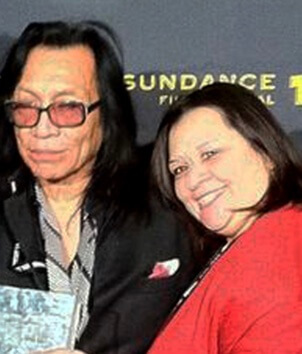 Sandra Rodriguez-Kennedy with her father, Sixto Rodriguez.